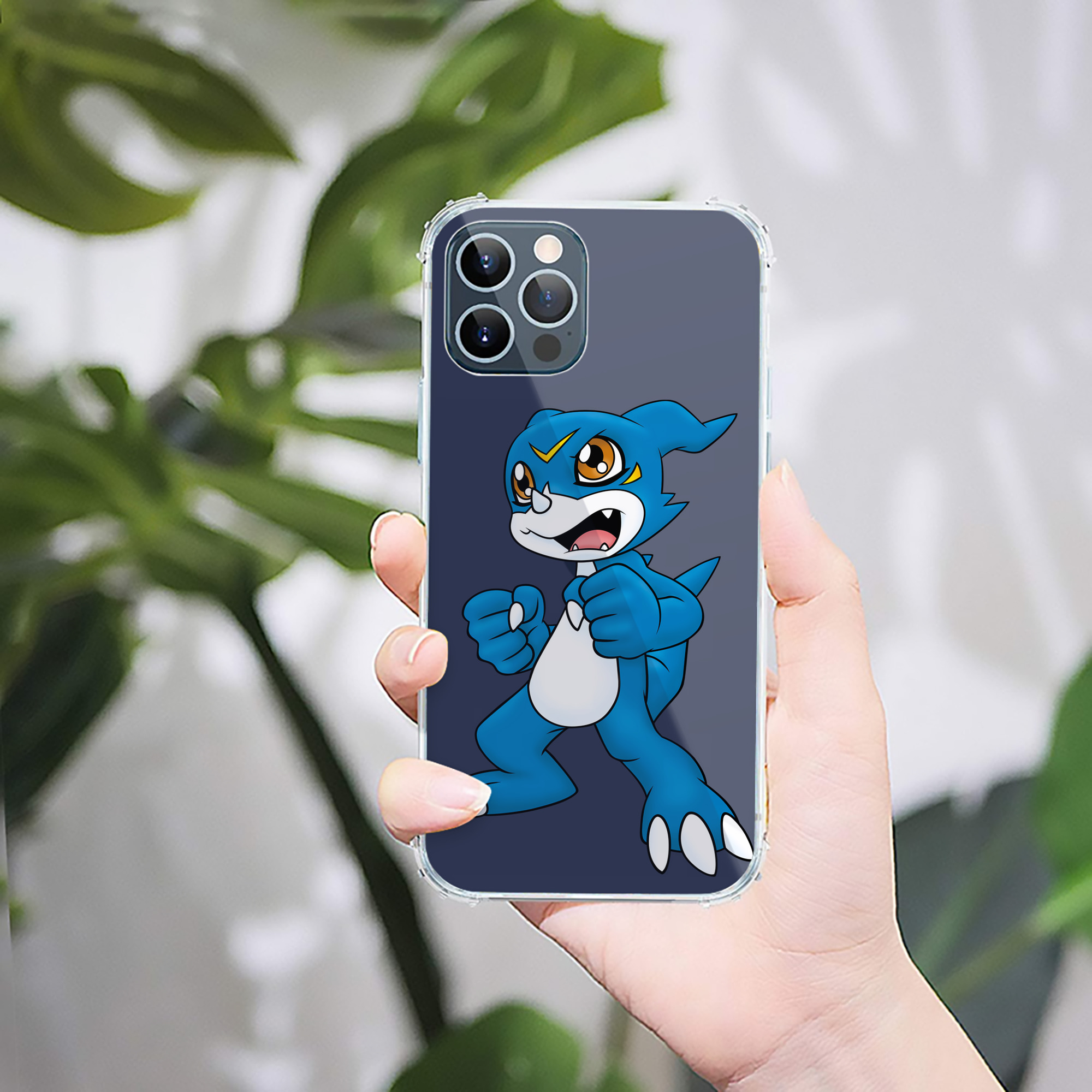 （画像用） Digimon デジタルモンスター/デジモン 【iPhone 12シリーズ対応】透明スマホケース（クリアソフトケース）